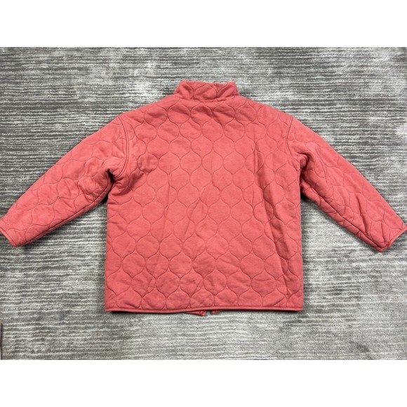 Time and Tru Jacket Womens Large‎ Pink Full Zip Quilted Cotton Pockets - Picture 8 of 14